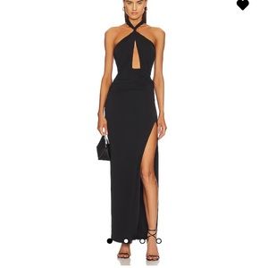 x REVOLVE Morgan Gown in Black